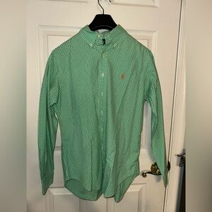 Ralph Lauren Green Checkered Shirt